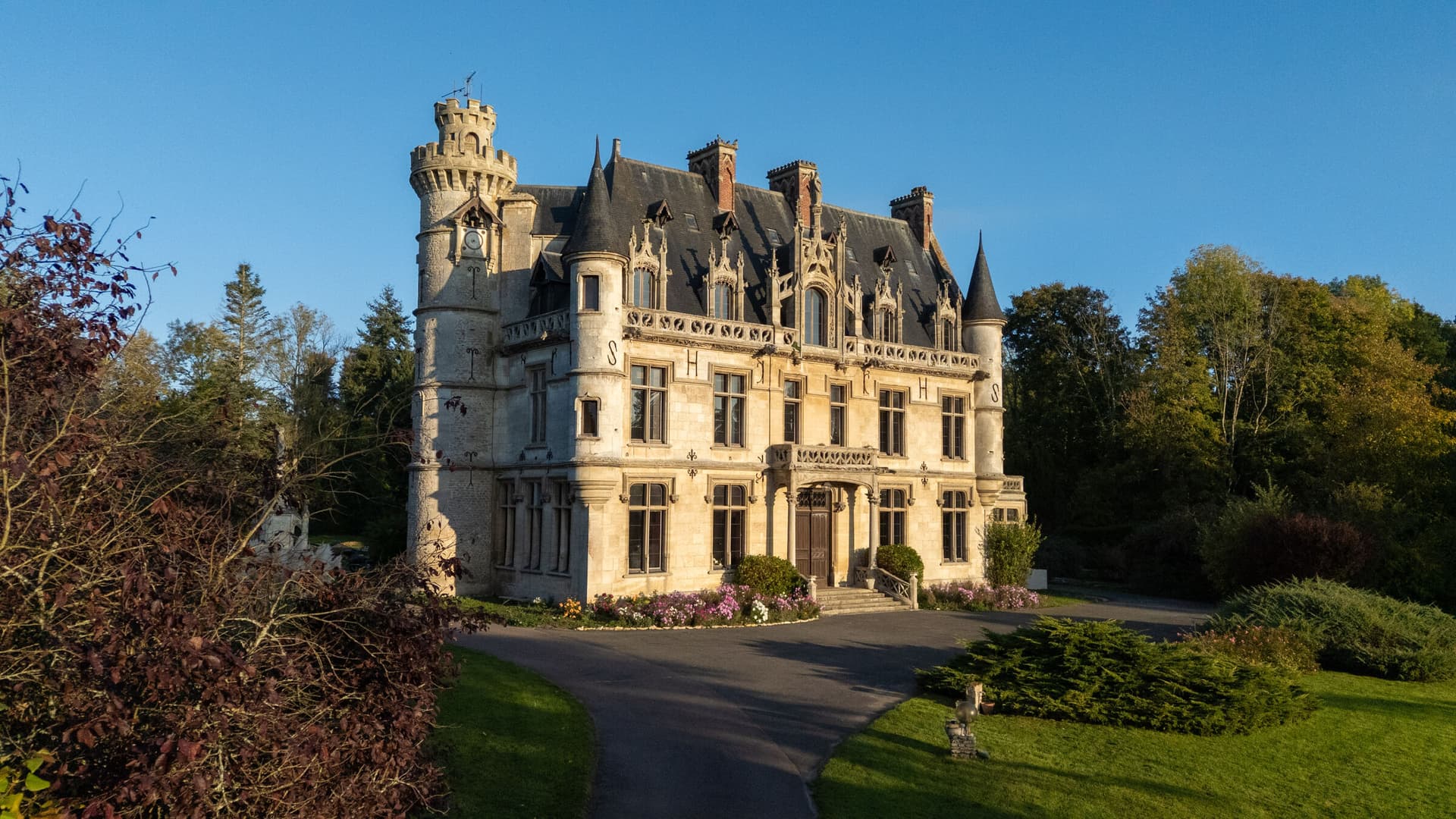 Façade du château
